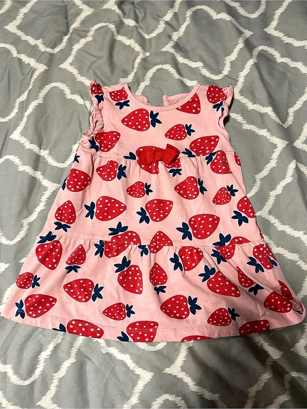 Carter’s Baby/Toddler Girl 18m Pink Strawberry Dress